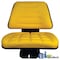 A & I Products Seat w/ Trapezoid Backrest, YLW, 300 lb / 136 kg Weight Limit 22.5" x10" x18.5" A-T222YL - alternate 2